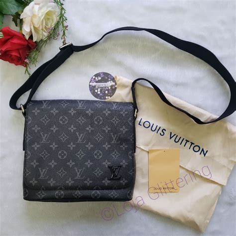 bolsa masculina carteiro loui vuitton